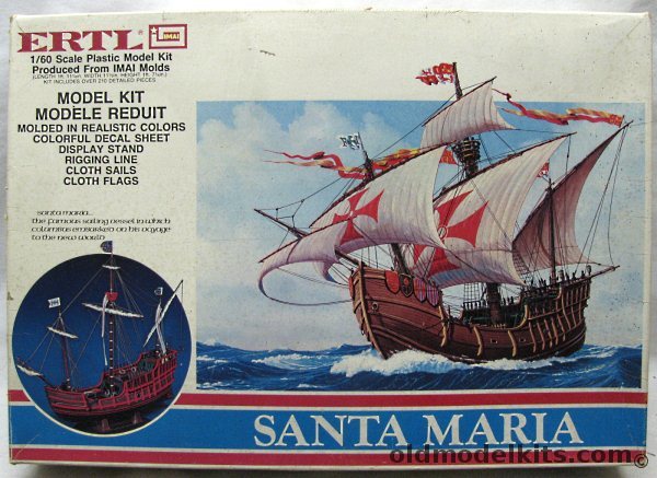Imai 1/60 Santa Maria -  Christopher Columbus' Flagship, 8061 plastic model kit